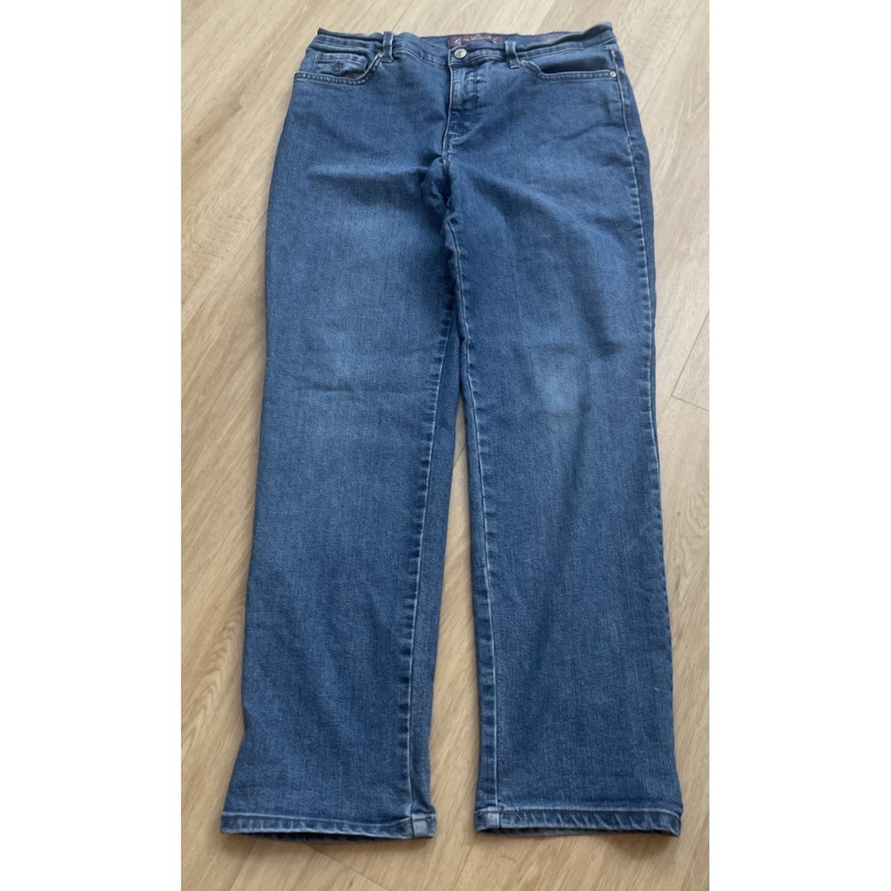 Gloria Vanderbilt Denim Jeans Women's Size 12 Black Stretch Pockets